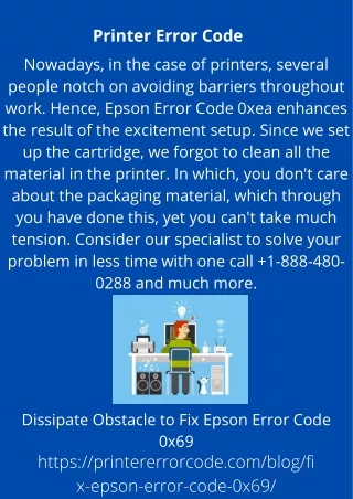 printer error code