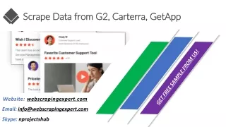 scrape data from g2 carterra getapp