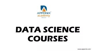 DATA SCIENCE COURSES BY APPONIX