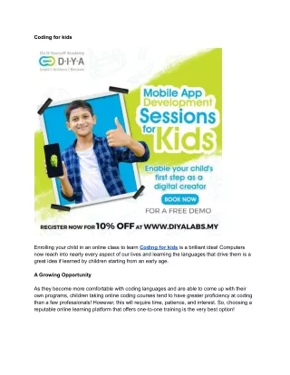 coding for kids
