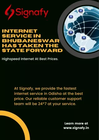 Internet Service in Bhubaneswar Has Taken the State Forward
