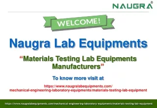 naugra lab equipments