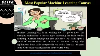 most popular machine learning courses