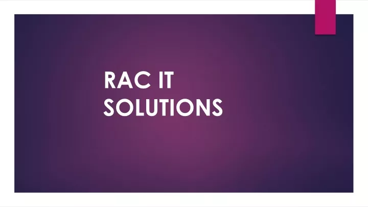 rac it solutions