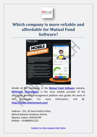 which company is more reliable and affordable