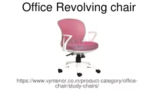 Untitled presentation (1)Revolving chair