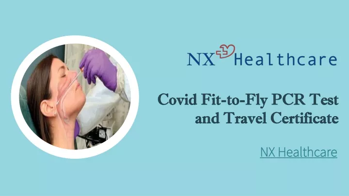 covid fit to fly pcr test and travel certificate