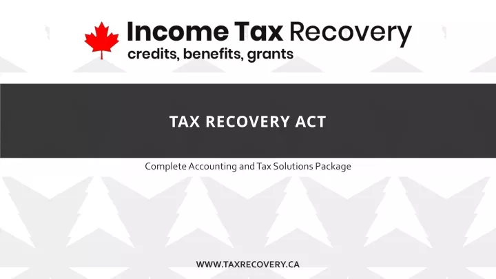 tax recovery act