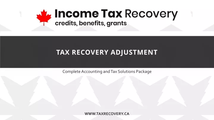 tax recovery adjustment