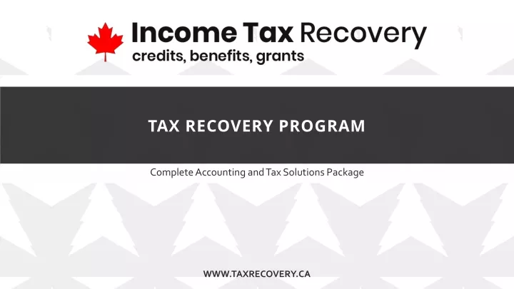 tax recovery program