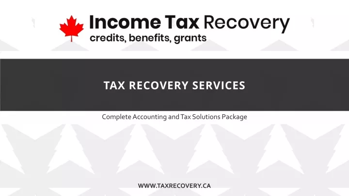 tax recovery services