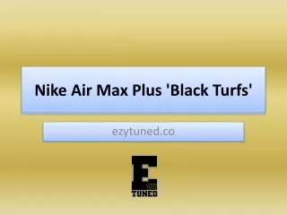 Nike Air Max Plus 'Black Turfs'