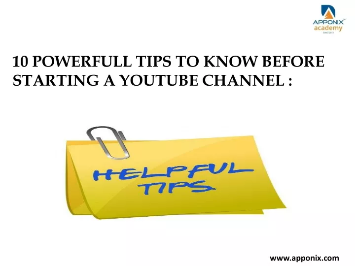 10 powerfull tips to know before starting