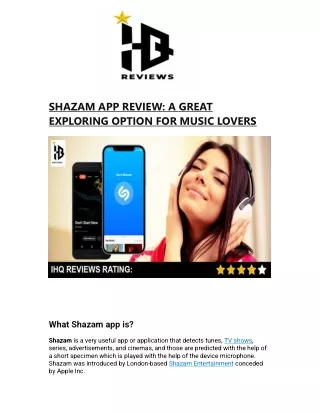 shazam app review a great exploring option
