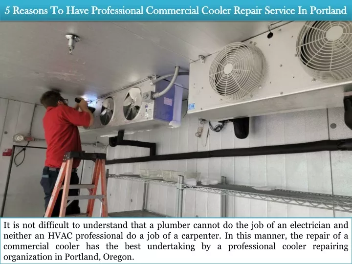 5 reasons to have professional commercial cooler repair service in portland