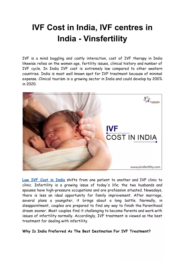 ivf cost in india ivf centres in india