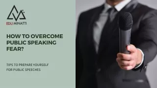 how to overcome public speaking fear