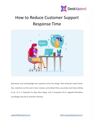 how to reduce customer support response time