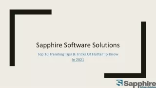 sapphire software solutions