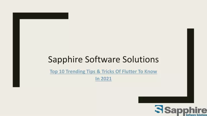 sapphire software solutions