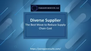 Diverse Supplier – the Best Move to Reduce Supply Chain Cost