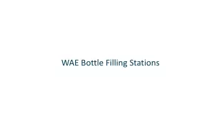 In-wall bottle filling station | Indoor bottle filling station