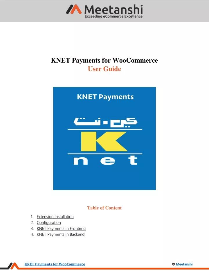 knet payments for woocommerce user guide