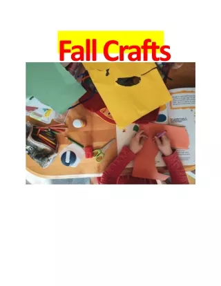 fall crafts