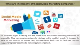 what are the benefits of social media marketing