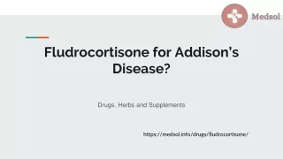 fludrocortisone for addison s disease