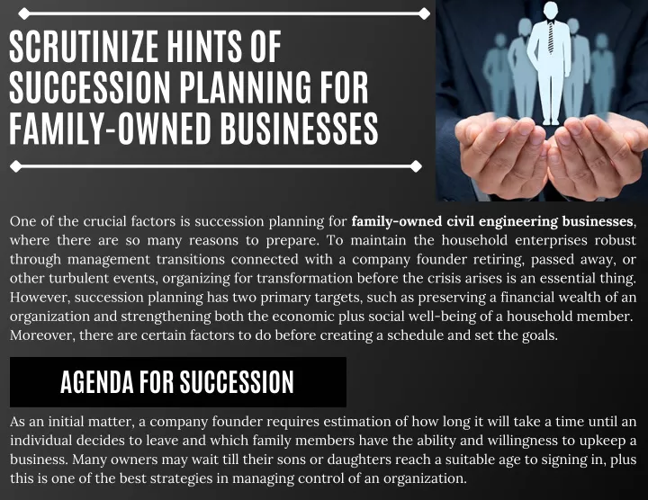 scrutinize hints of succession planning