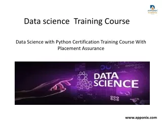 Data Science Training Course