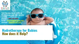 Hydrotherapy for Babies — How does it Help?