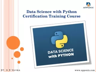 Data Science with Python Certification Training Course