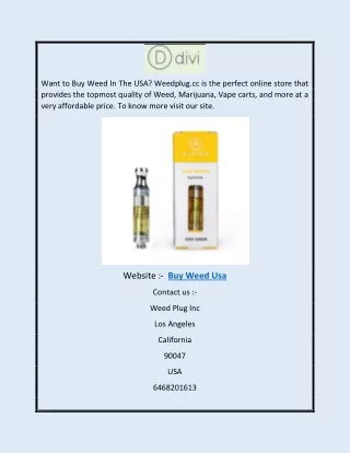 Buy Weed Usa | Weedplug.cc