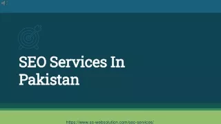 Top SEO Services In Pakistan - Boost Your website's Rank