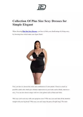 collection of plus size sexy dresses for simple