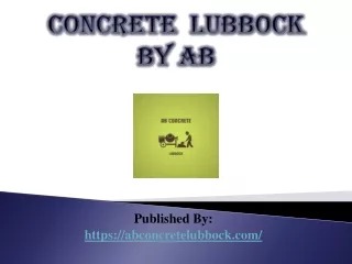 Concrete Lubbock