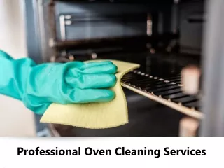 professional oven cleaning services