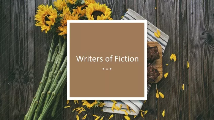 writers of fiction