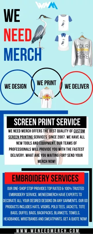 Get Custom Screen Printing Service at Price You Love