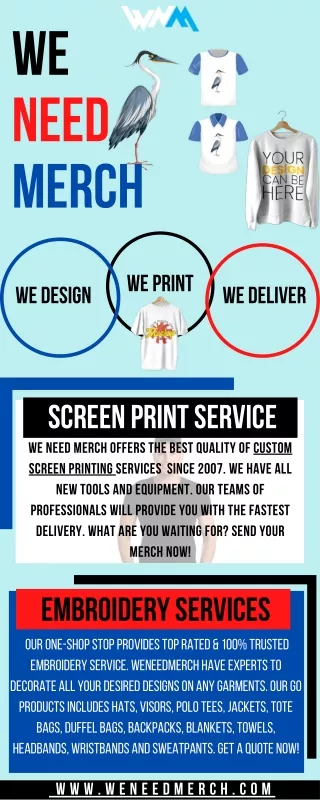 we need merch