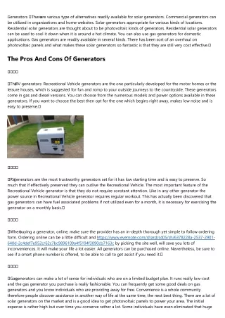 12 Helpful Tips For Doing Electric Generators Suppliers