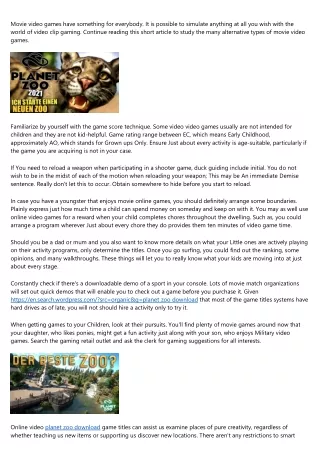 The Top Reasons People Succeed in the planet zoo download Industry