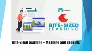 Bite-Sized Learning – Meaning and Benefits