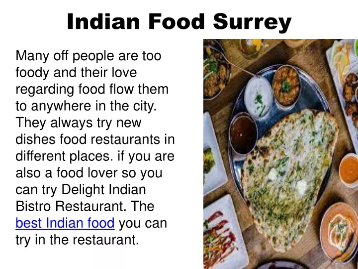 indian food surrey