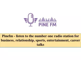 pinefm listen to the number one radio station