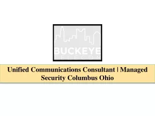 unified communications consultant managed