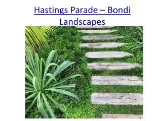 Hastings Parade – Bondi Landscapes