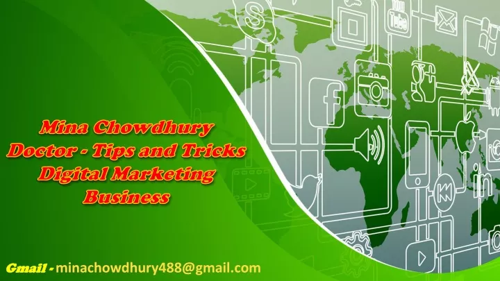 mina chowdhury doctor tips and tricks digital marketing business